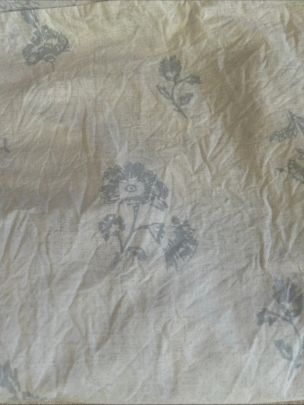 Cabbages & Roses Duvet Cover Blue Floral Queen Coastal Reversible Shabby Chic - Picture 5 of 12